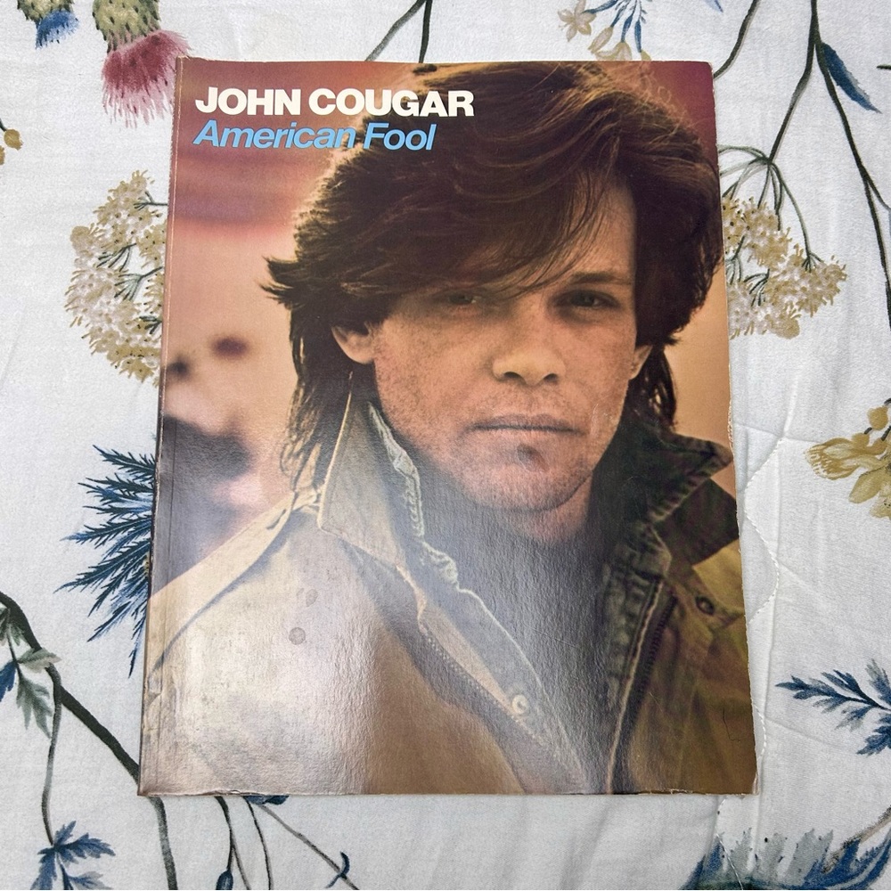 John Cougar American Fool Vintage Songbook #musicbook #music #classicrock